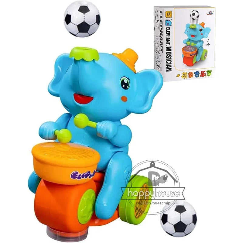 DrumBuddy™ Walking Elephant Drummer Toy