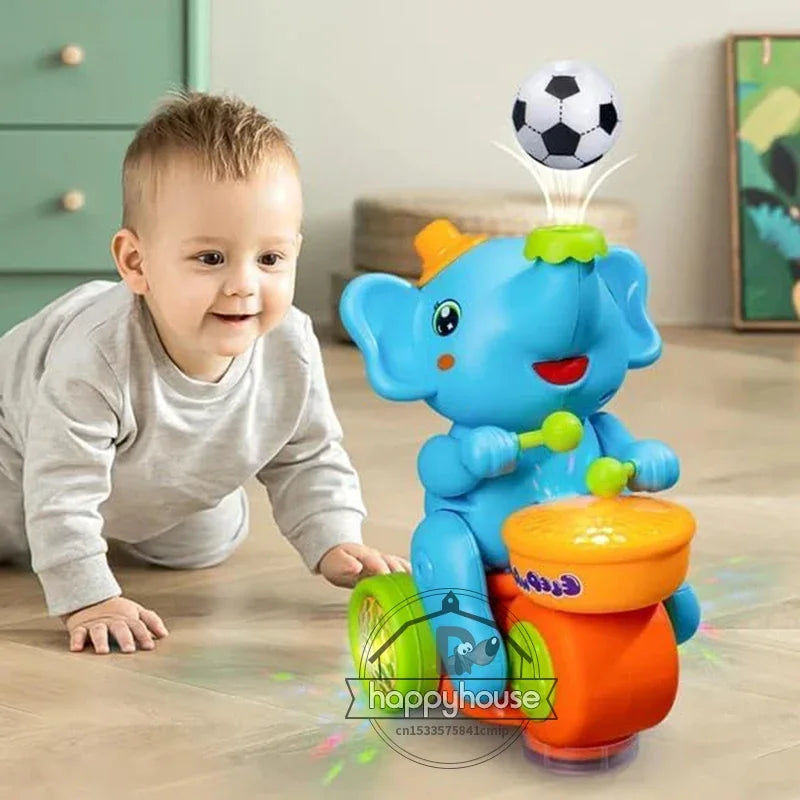 DrumBuddy™ Walking Elephant Drummer Toy