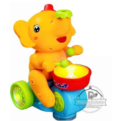 DrumBuddy™ Walking Elephant Drummer Toy