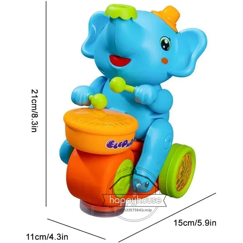 DrumBuddy™ Walking Elephant Drummer Toy